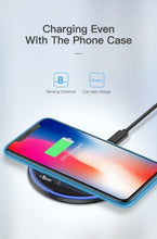 Load image into Gallery viewer, 10W Wireless Master Charger | iPhone X / For iPhone 8/ 8 Plus & Samsung Galaxy S7 / S8 / S9 && Xiaomi && Nokia HTC Google
