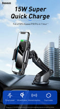 Load image into Gallery viewer, 15W Wireless Car Charger and Holder
