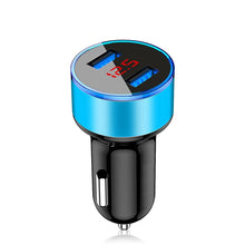 Load image into Gallery viewer, 3.1A LED Display Dual USB Car Charger
