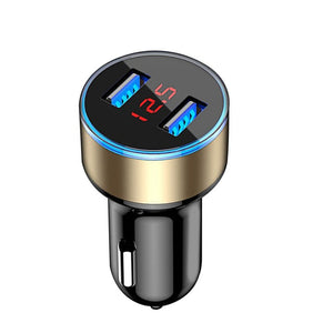 3.1A LED Display Dual USB Car Charger