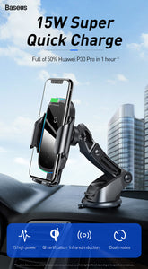 15W Wireless Car Charger and Holder