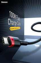 Load image into Gallery viewer, 100 W USB C to USB Type C Cable
