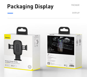 CD 10W Wireless Car Charger & Phone Holder